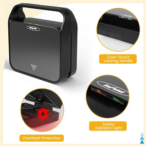 3-in-1 Electric Sandwich Maker & Waffle Grill