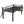 Gaming - Twin Loft Bed With Desk And LED - Black