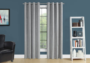 2 Pieces Set Room Darkening Curtain Panels with Grommet