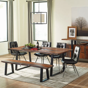 Wobegon - Rectangular Dining Bench - Gray