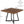Square Dining Compact Kitchen Table - Brown / Black