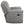 Sebring - Upholstered Glider Recliner Chair With Manual Recline And Smooth Gliding Motion - Gray