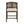 Wooden Frame Counter Stool with Rattan Back - Set of 2