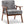 Mid Century Modern Accent Chair With Solid Wood Frame And Extra Thick Backrest