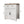 White & Wood-Grain Top Farmhouse Barn-Door Storage Cabinet