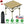 Folding Camping Table Portable Lightweight Carbon Steel Roll-up Picnic BBQ Desk with Carry Bag Heavy Duty for Outdoor Beach Backyard Party Patio Campi