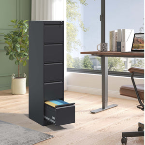 Steel Drawer Vertical File Cabinet With Lock For A4 Legal / Letter Size