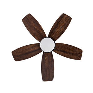Ceiling Fans with Lights and Remote, 32 Inch Low Profile Ceiling Fan with Light, Flush Mount, Reversible, 3CCT, Dimmable
