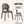 Hadasa Side Chair, Elegant Upholstery (Set of 2)