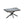 Rectangular Stretch Dining Table With 4 Chairs - Black / Gray