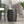 Outdoor End Table With Outstanding Studded Design - Matte Black