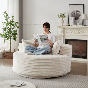 Swivel Chair With 360° Rotation For Living Room