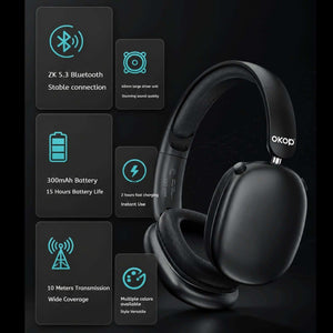 KP-H104 In Stock New Over Ear Bluetooth Headphones High Audio Quality Long Battery Life Wireless Suitable For Sports Gaming Factory Direct Sales