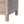Acid Wash 2-Drawer Open Bedside Table