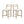 Counter Stool with Ladder Back (Set of 2)