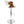 Curvo - Mid Century Modern Adjustable Barstool With Swivel With Straight T Footrest