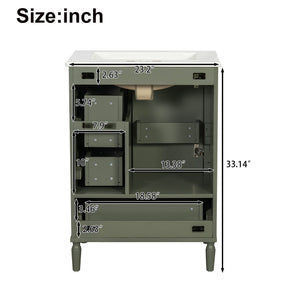 Traditional Bathroom Vanity Set With Soft Close Doors