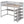 Loft Bed With Storage Shelves And Under Bed Desk