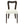 Dining Chair Without Arm Set of 2 (Dark Brown + Beige)