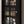 Black Tall Storage Cabinet with Glass Door & 2 Drawers