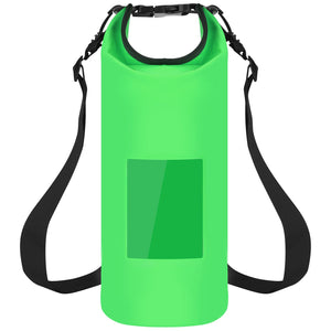 Floating Waterproof Dry Bag Floating Dry Sacks with Observable Window 10L Roll Top Lightweight Dry Storage Bag for Kayaking Rafting Boating Swimming C