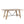 Rustic Dining Table with Metal Support in Natural Pine Wood Finish