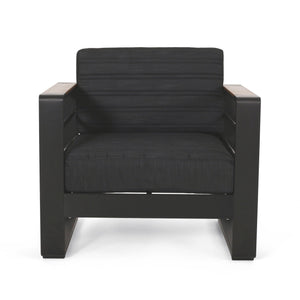 Giovanna Club Chair Set With Aluminum Frame