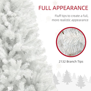 HOMCOM 9ft Tall Artificial Christmas Tree