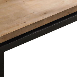 Coffee Table Rectangular Center Table For Living Room - Black / Natural / Multi / Natural Multi / Natural Wood / Natural Wood Wash