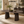 Walnut-Colored Wooden Dining Table