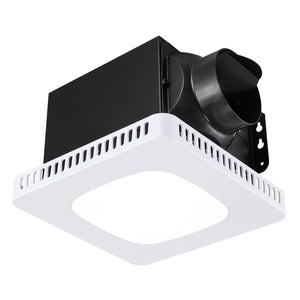 Bathroom Exhaust Fan with LED Light, 80 CFM