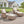 5-Piece Outdoor Lounge Chairs Set with Side Table and Ottomans