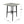 Modern Bar Height Dining Table, Rubberwood Legs and Laminate Table Top