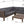 Oana Outdoor Wooden Sectional Set with Cushions, Dark Grey