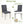 Dining Table Set, Table With A Rectangular Table And Upholstered Chairs
