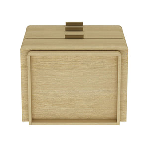 Payton - Nightstand With 3 Drawers - Oak