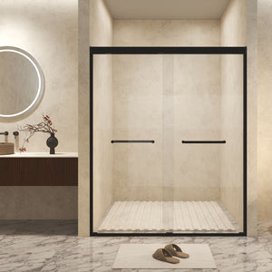 Double Sliding Shower Door With Explosion Proof Film