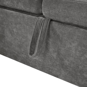 Modern L Shaped Sectional Sofa Bed With Hidden Storage Upholstery