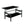 Glass Lift Top Coffee Table, Modern Simple 2-Layer Tempered Glass Coffee Table For Living Room - Black