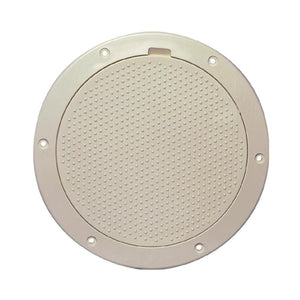 Beckson 6" Non-Skid Pry-Out Deck Plate - Beige - TRAPSKI
