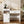 3-in-1 Vanity Desk with Flip Top Mirror, Glass Top Compact Makeup Vanity & Hidden Storage