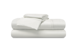 Bright White Split King Sheet Set with Powerband Fit - Nylon