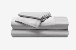 Light Grey Split Head Cal King Sheet Set with Dri-Tec Moisture-Wicking