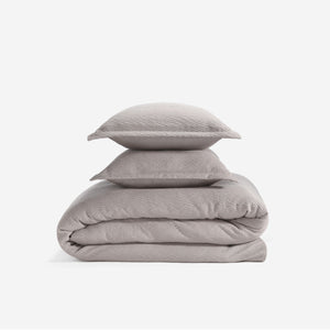 Performance King Duvet Set with PowerSnap Technology - Taupe