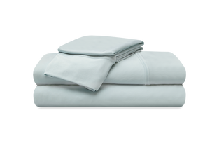 Split King Sheet Set with Powerband – Misty Blue