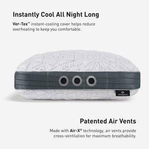 Storm Performance Cooling Pillow with Dual-Sided Comfort - White