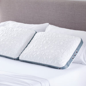 Storm Performance Cooling Pillow with Dual-Sided Comfort - White
