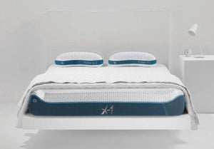 Twin Mattress with Breathable Mesh Cover and Removable Bumper Guard - White
