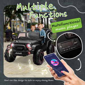 24V Kids Ride-On Electric Car with Parental Control