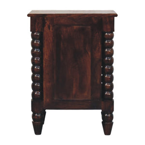 Solid Wood Spindle Duo Bedside